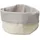 Brotkorb Baumwolle Beige/Grau