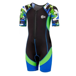 Beco Neoprenanzug Shorty Blau/Grün 116