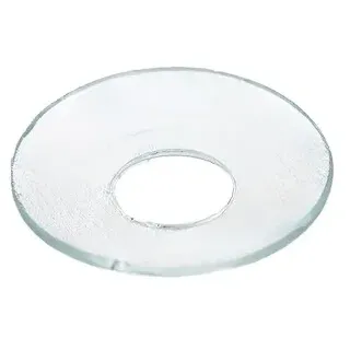 holfeuer crystal design Glas-Kerzenmanschette (Außen 40 mm, Innen 13 mm) für Pyramidenkerzen und Baumkerzen