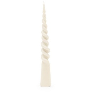 Rivièra Maison Spitzkerze Rivièra Maison Twisted Cone Candle 35cm, Dinnerkerze weiß