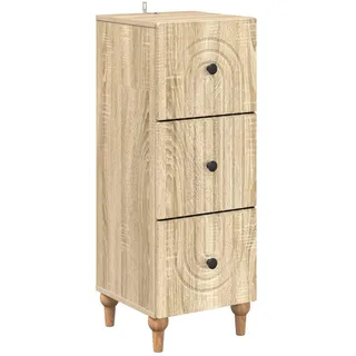 vidaXL Schubladenschrank 33 x 90 x 34,5 cm Braun