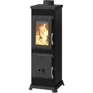 THORMA Kaminofen | Bozen B Top | Werkstattofen | 5 kW | Schwarz