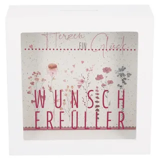 Romantischer Wunscherfüller als Bilderrahmen-Spardose zur Hochzeit 14×14×55 cm / Butzon & Bercker / Bei Hugendubel