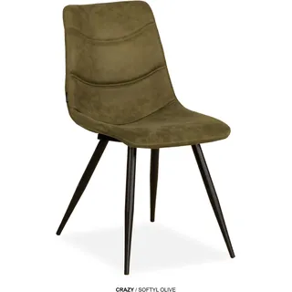 omg design Esszimmerstuhl Crazy Polyester schwarz