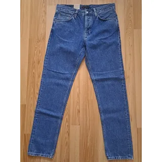 Nudie Jeans Steady Eddie II (Straight Fit) Wavy Blues 32/32