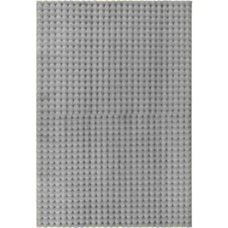 Fellimitat Waves Polyester Grau Anthrazit 80 x 150 cm