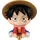 One Piece Look Up PVC Figur Monkey D Ruffy 11 cm Rosa/Mehrfarbig