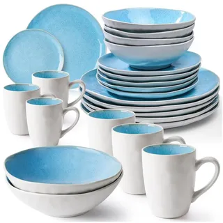 MiaMio Lumera Tafelservice 24-tlg. blau
