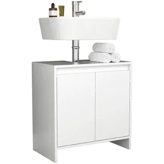 VCM Waschbeckenunterschrank Malira 58 x 60 cm Weiß