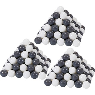 Knorrtoys® Bällebad-Bälle 300 Stück, Grey/Cream grau