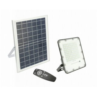 150 Watt LED Solar  Fluter Solarbetrieben |253 x 235 x 37mm mit Fernbedienung Kaltweiß 1500 Lumen