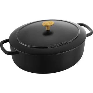 BALLARINI Bellamonte Cocotte 29 cm oval schwarz