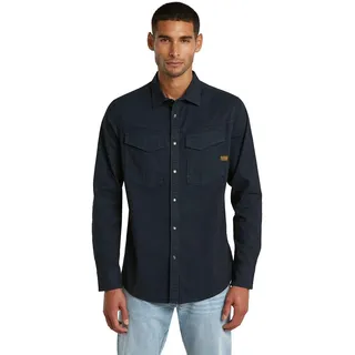 G-Star Dakota Slim Fit Langarmhemd Blau M