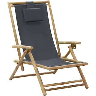 vidaXL Relaxstuhl 70,6 x 99,2 x 21,8 cm dunkelgrau 1 St.