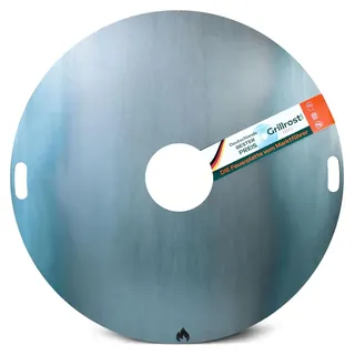 Grillrost.com Das Original Feuerplatte Ø 100 cm 6 mm schwarz