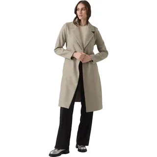 Vero Moda Fortuneaya Mantel Silver Mink / Detail Melange XS