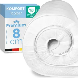 eloneo Komfortschaum Matratzen Topper 140 x 200 x 8 cm