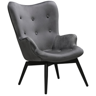 SalesFever Sessel, Höhe: 92 cm, grau/schwarz