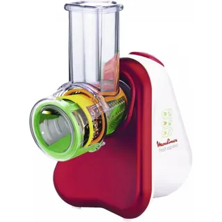 Moulinex Gemüsehobel DJ7535 Fresh Express 3in1 - Gemüsehobel - metallicrot/weiss rot