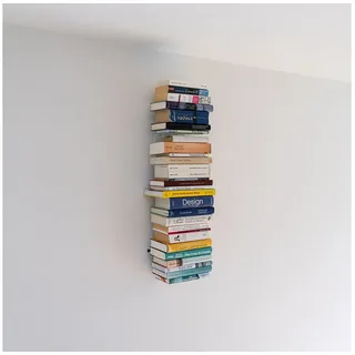 Radius Bücherregal Radius Design - Booksbaum Bücherregal Wandregal frei schwebend hängend weiß
