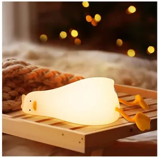 ANYSUN LED Nachtlicht für Kinder Nachttischlampe Touch Dimmbar Timing USB Aufladbare, Warmweiß, Silikon Nachtlicht Baby Tischlampe für Kinderzimmer Babyzimmer Deko