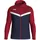 Trainingsjacke mit Kapuze Kinder 901 marine/chili rot 140