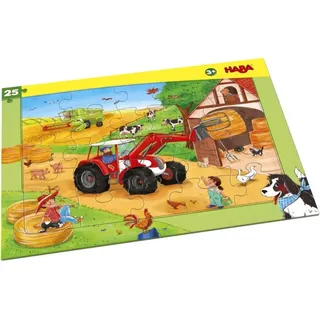 HABA 304655 Rahmenpuzzle Landmaschinen