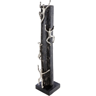 Dekofigur CASABLANCA BY GILDE "Skulptur Hoch hinaus" Dekofiguren Gr. B/H/T: 13 cm x 74 cm x 13 cm, schwarz Deko-Objekte