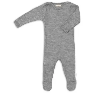 Engel Naturtextilien Baby Schlafsack Schlafoverall Grau 62/68