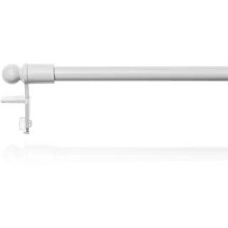 Lichtblick Gardinenstange Easy, 1 läufig-läufig, Fixmaß, Gardinenstangen, 128207-2 weiß