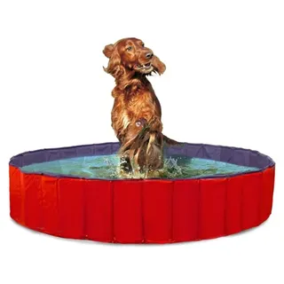 Karlie Doggy Pool Hundepool 160 cm Blau/Rot