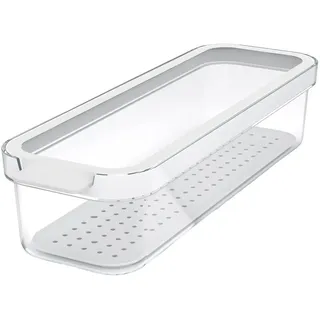 Rotho Frischhaltedose transparent weiß 28,2 cm 1,15 l