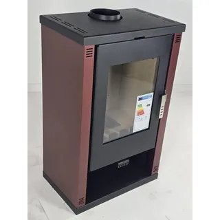 EEK A - Modern Kaminofen Verso Lheia Bordo - 7.5 KW