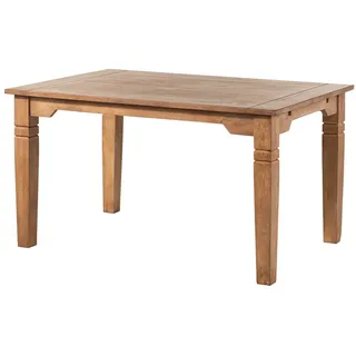 MASSIVMOEBEL24.DE Toulouse 140 x 76 x 90 cm beige geölt