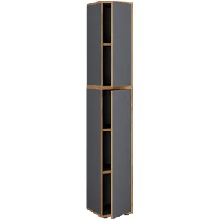 VCM Salia Aktenschrank 30 x 183 x 33 schwarz