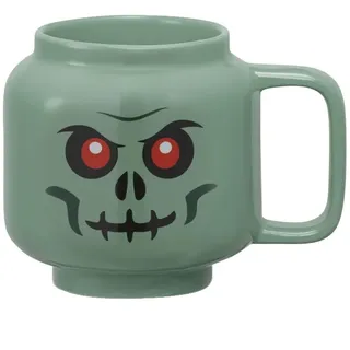 Room Copenhagen LEGO Tasse aus Keramik, Skelett, klein, 225 ml, Grün
