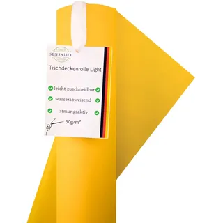 Sensalux Tischdeckenrolle 1,10m x 25m Gelb