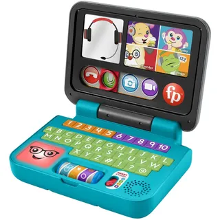 Fisher-Price Lernspaß Homeoffice Laptop Elektronisches Babyspielzeug deutsche Edition