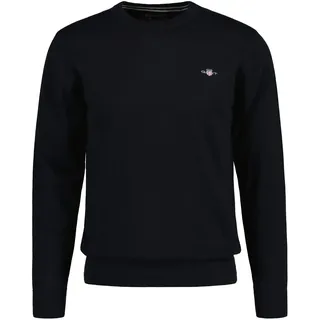 GANT Strickpullover COTTON PIQUE C-NECK Blau 4XL