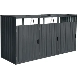 Home Deluxe Cubo für 3 Tonnen 80 x 80 x 122 cm anthrazit