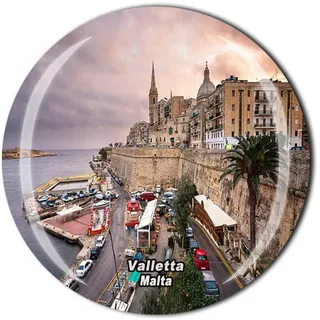 Valletta Malta Kühlschrankmagnet Kristall Touristen Souvenir Geschenkkollektion Kühlschrank Magnetischer Aufkleber