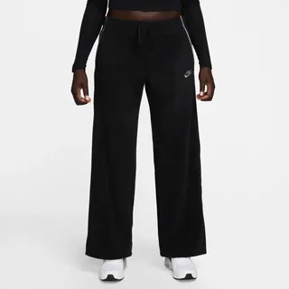 Nike Club Fleece Wide-Leg Hosen Schwarz M