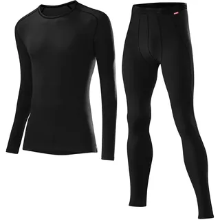 Löffler Transtex Warm Langarm-basisschicht-set Schwarz 56