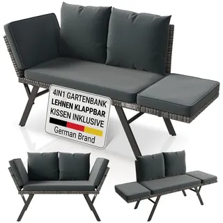 Juskys Calvia 240 x 60 x 90 cm Grau