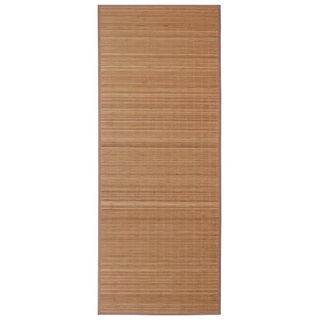 vidaXL Teppich Bambus 100 x 160 cm Braun