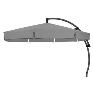 Easy Sun 350 cm grau meliert-anthrazit B055-M06 Sonnenschirm Ampelschirm Sun Gar