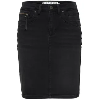 Pulz Jeans Jeansrock Damen Schwarz 32