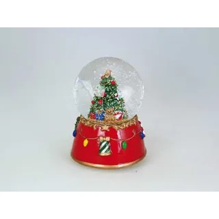 Musicboxworld Spieluhr Schneekugel Weihnachtsbaum