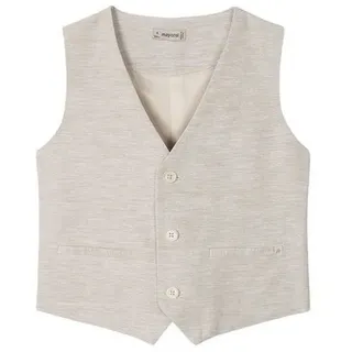Mayoral Anzugweste mit Leinen beige 116
