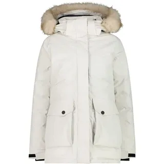 CMP Zip Hood 32k3206f Parka - Bone - M